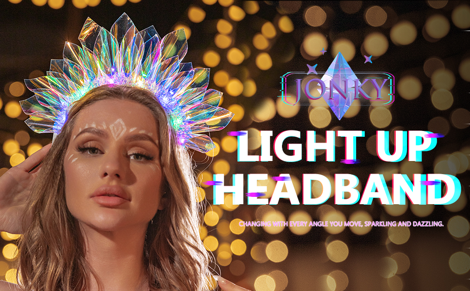light up headbands light up headbands for women glow in the dark headband glow headband
