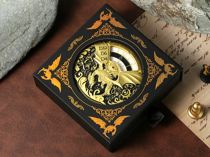 spinner dice with box