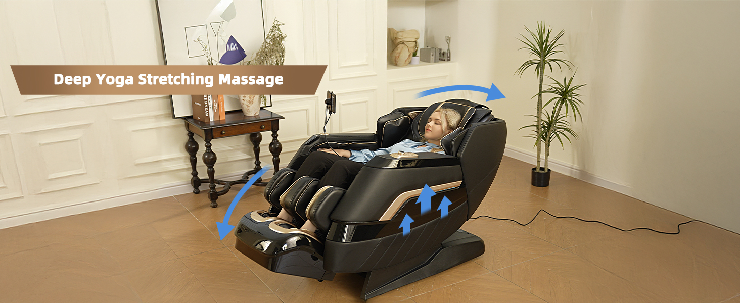 Alfine A66 4D Massage Chair Made in The U.S.A.