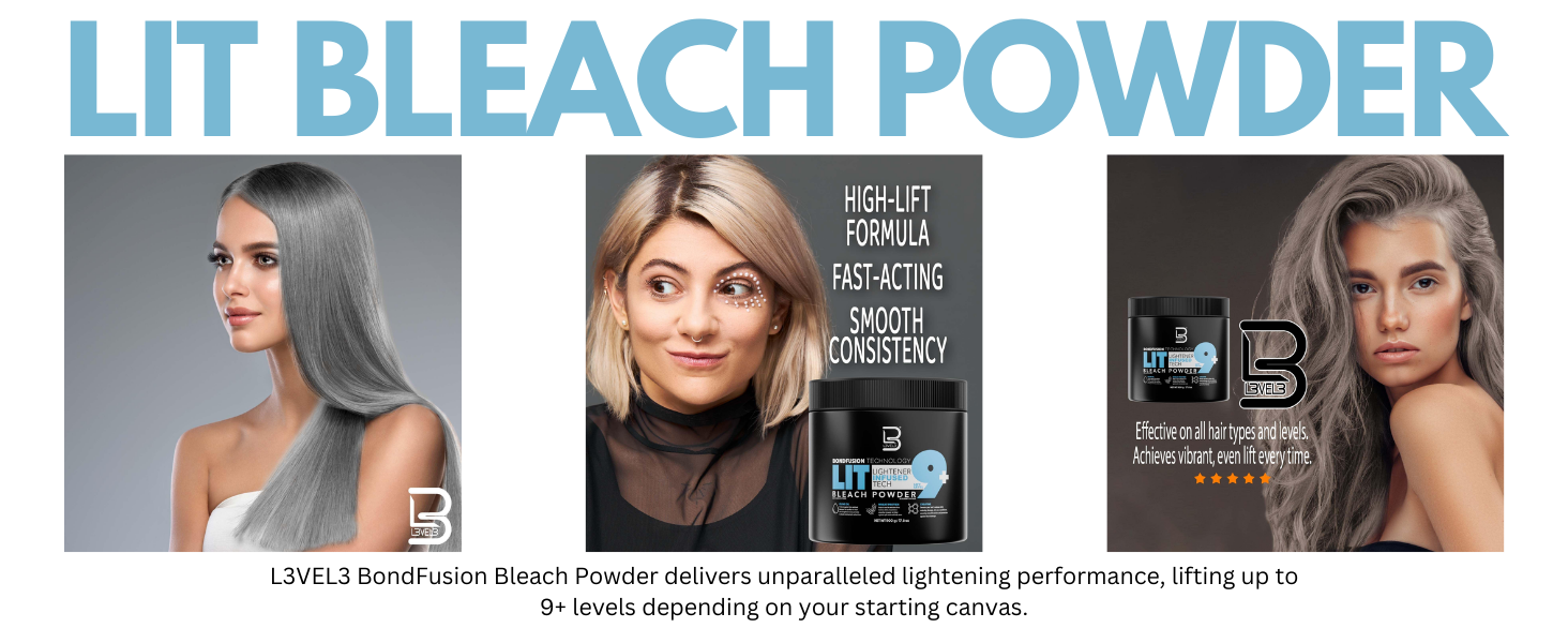 hair lightener powder bonding bleach powder highlights balayage professional hair bleach