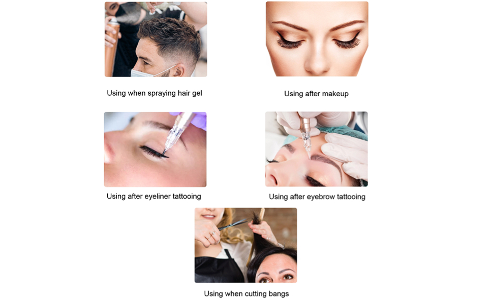 50 PCS Microblading Shower Visor Disposable Face Visors Transparent