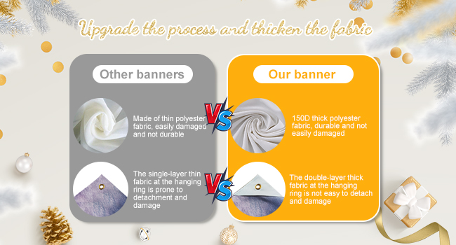 Christmas party decoration banner