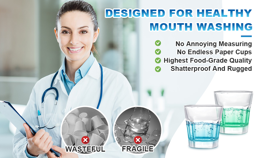 mouthwash dispenser for bathroom