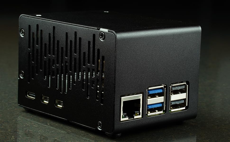 KKSB Cases Raspberry Pi 5 Case - Space for Official Raspberry Pi Active ...