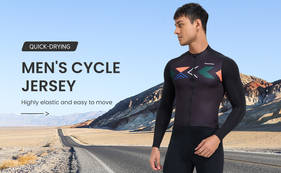 ウェア cycling long shirt Amazon.com: Spotti Men's Cycling Bike Jersey Long Sleeve with 3