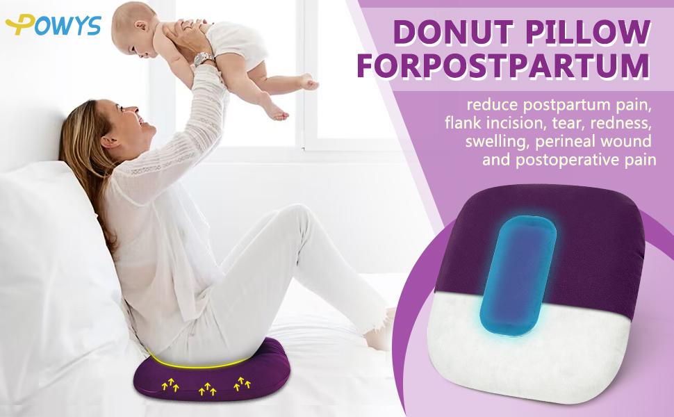 NEPPT Donut Pillow Postpartum Pregnancy Episiotomy Cushion with Ice
