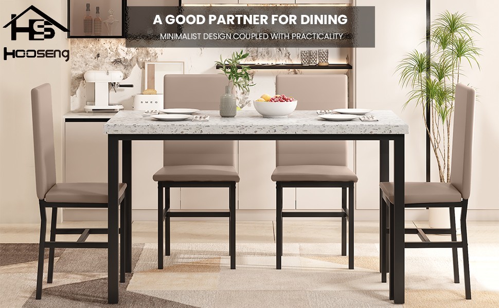 marble kitchen table and chairs set