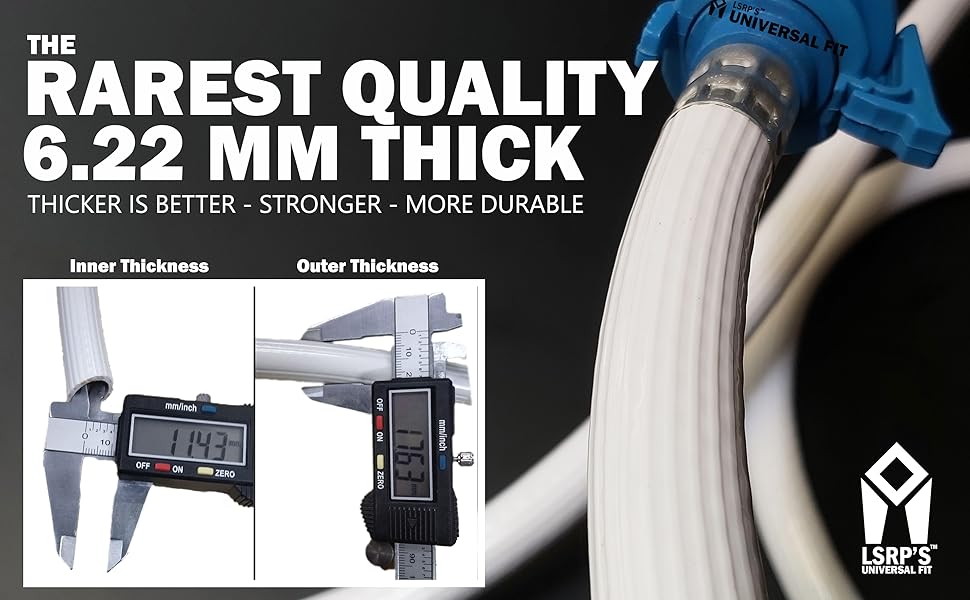 LSRP'S Universal Fit 100 Flexible 3 Layer Braided PVC Water Inlet Pipe