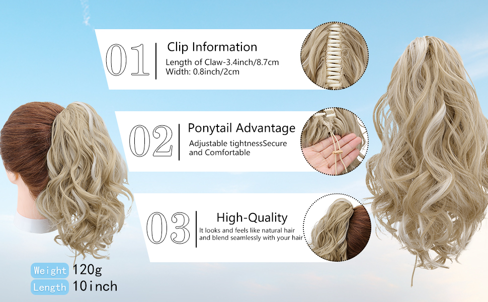 clip on ponytail short hair extensions hair pieces for women clip in clip on ponytail extension