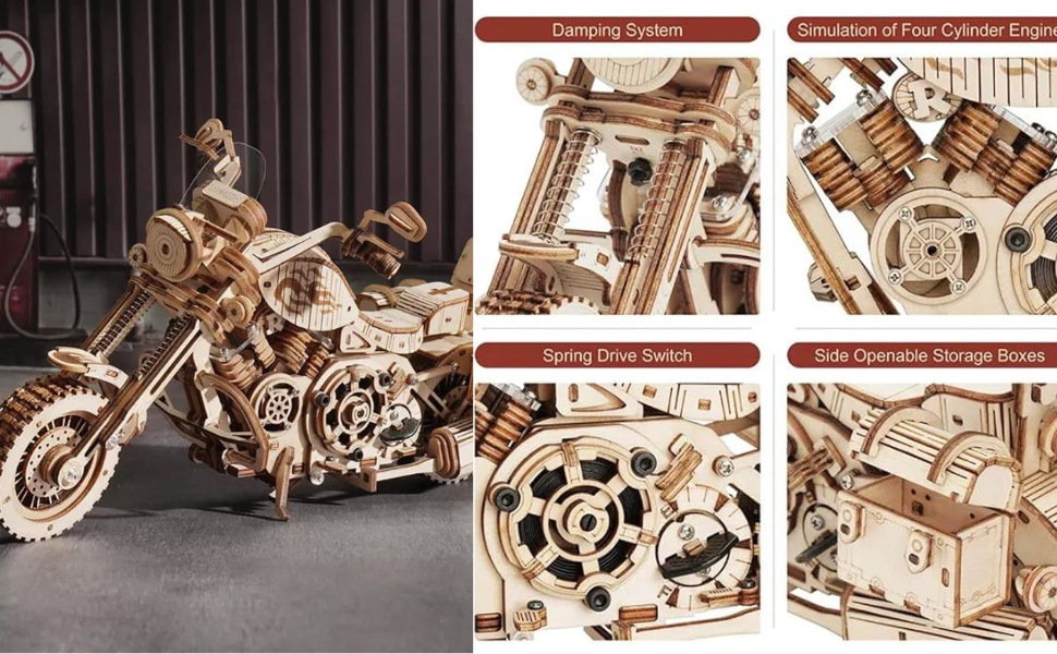 Cruiser Motorcycle Puzzle (420 Pcs) 8