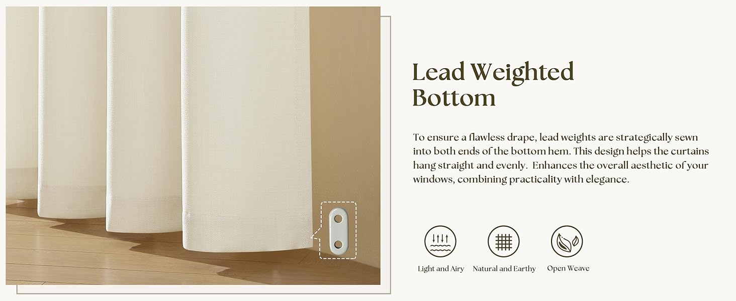 natural linen curtain