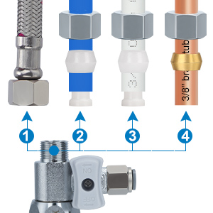 ro feed water adapter 3/8,ro feed water adapter