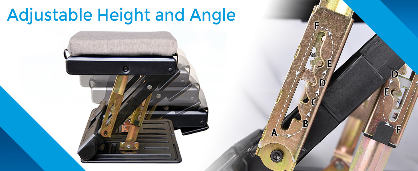 Scalebeard Foot Rest for Under Desk at Work 4Level Height