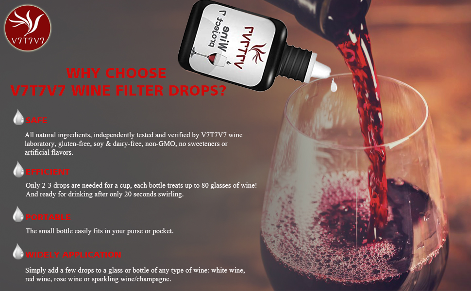 V7T7V7 Wine Sulfite Filter To Remove Sulfite And Histamine