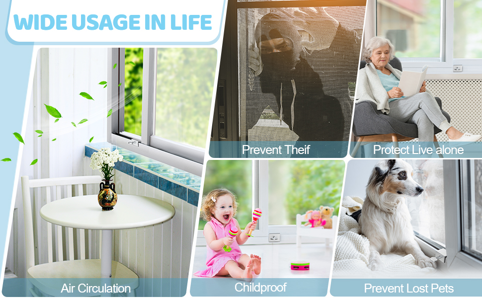 Sliding Door Window Lock Security