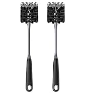 MR.SIGA Long Handle Bottle Brush, Cleaning Brush for Water Bottle, Glassware, 2 Pack