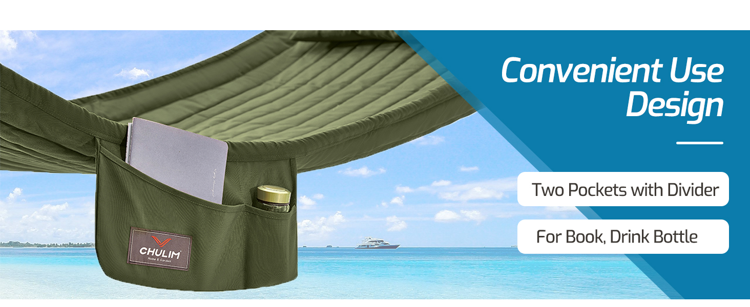 CHULIM Extra Large Quilted Hammock-8