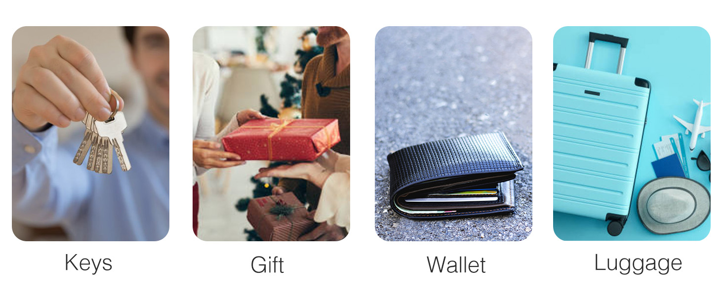 Air Tag4 Pack Item Finder Works with Find My (iOS Only