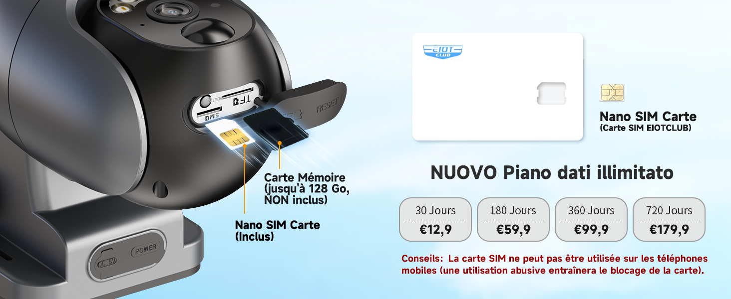 4G LTE Caméra Surveillance Solaire