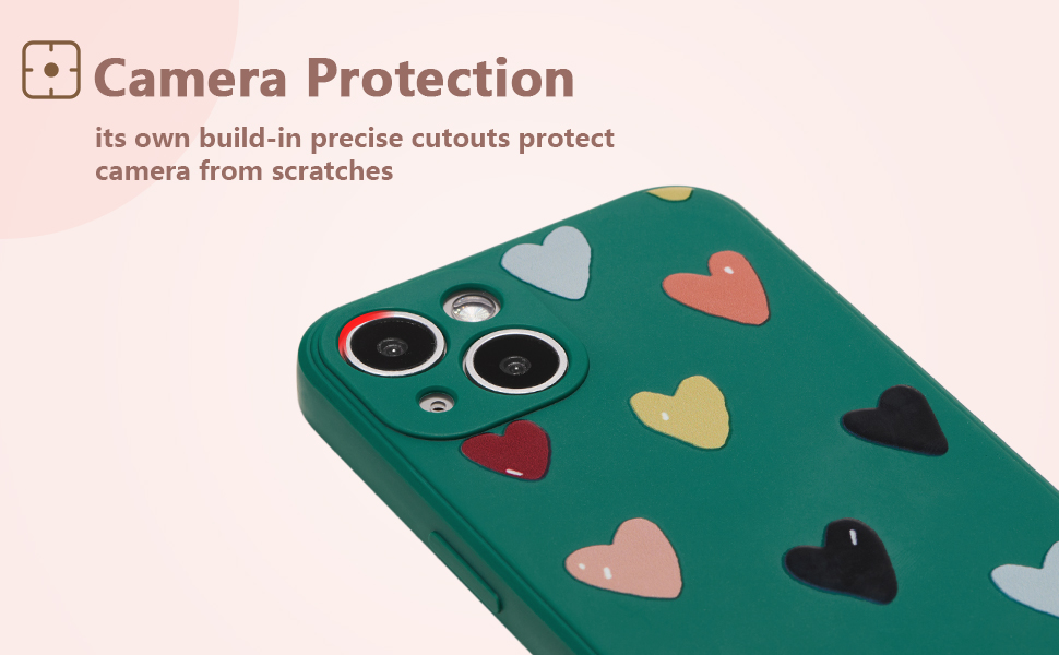 ZTOFERA Soft Case for iPhone 13, 6.1Inch, Girls Silicone Protective