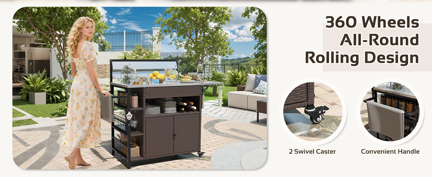 kitchen island on wheels