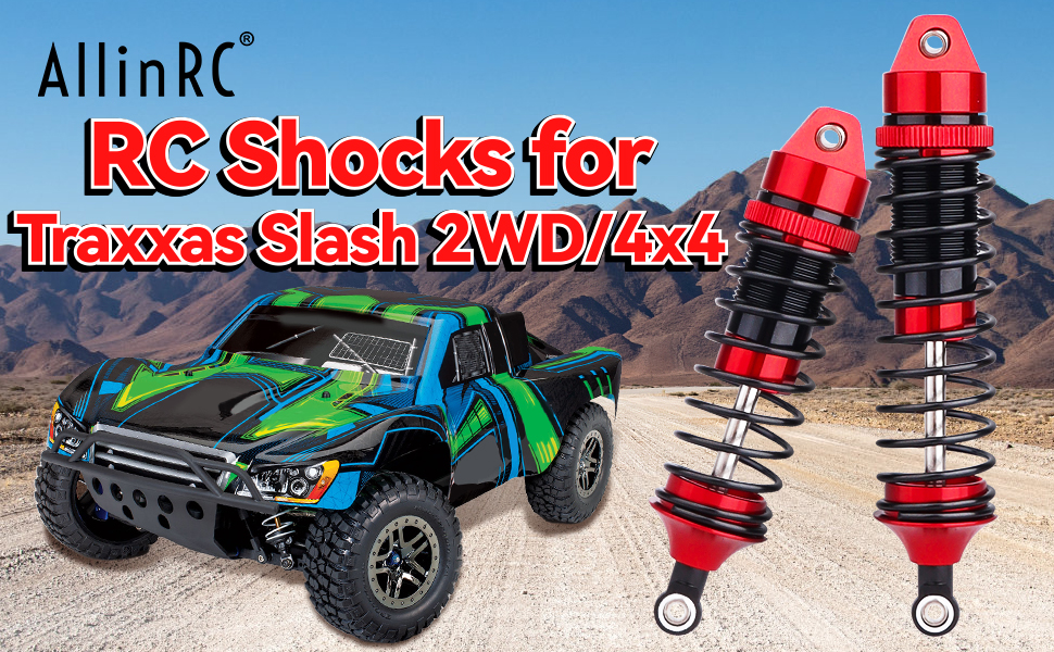 AllinRC 5862 Oil Shock Absorber RC Shocks Damper for