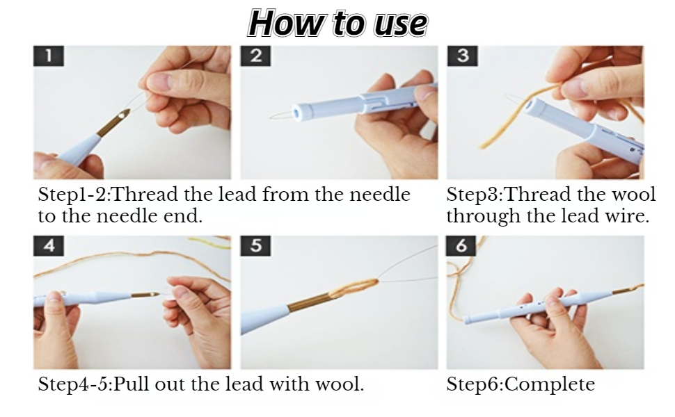 Punch Needle Sewing Needles Punch Needle Embroidery Starter Kit