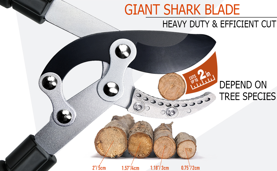 Jardineer Extendable Anvil Loppers Shears Tree Loppers