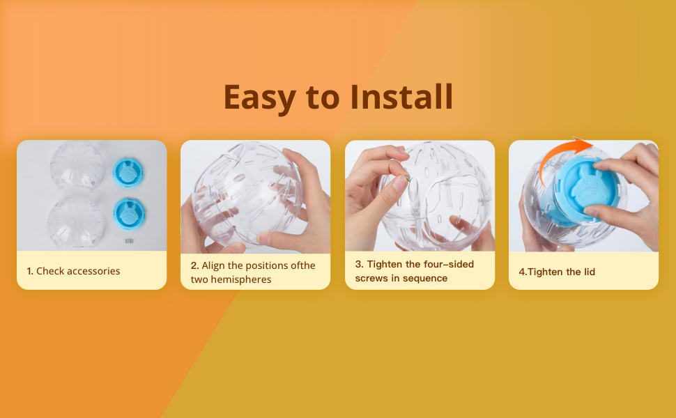 4.9" Hamster Wheel,Exercise Ball & Wheel... 13 hamster ball accessories