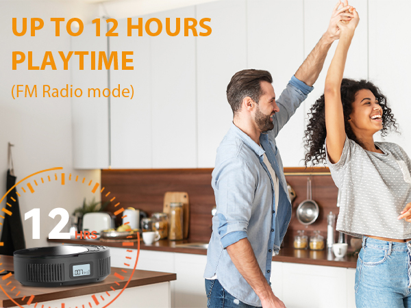 MONODEAL Upgraded CD Player with Bluetooth