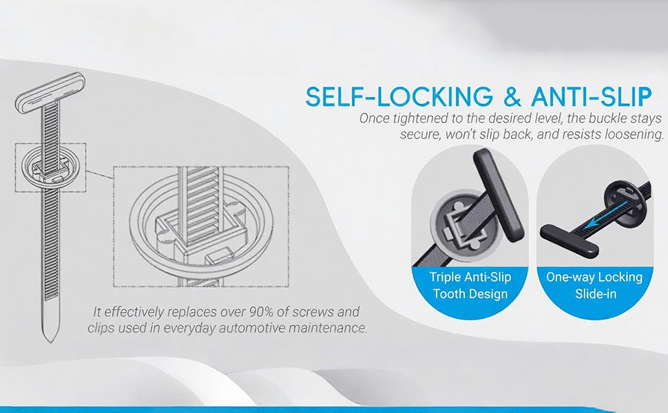 SELF-LOCKING & ANTI-SLIP