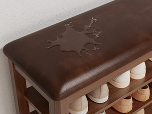 shoe bench with storage