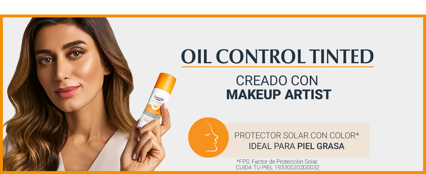 Oil Control Tinted creado con makeup artist