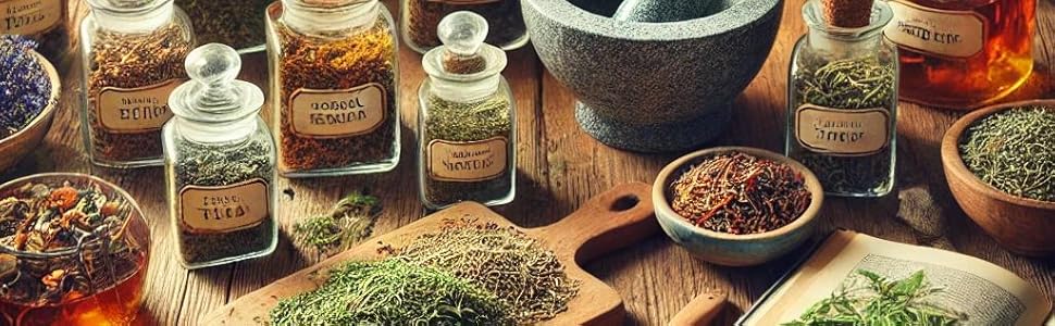 tisane, herbes séchées, fruits secs, tisane, remède à base de plantes, herbes biologiques, bio