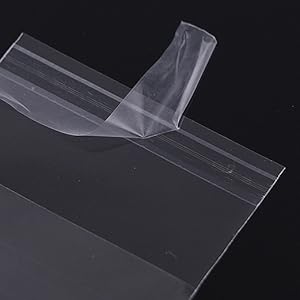 Amazon | OPP袋 6cm×6cm シール付き 厚手 40μ 透明 ラッピング袋