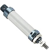 Pneumatic Air Cylinder, Single Rod Mini Pneumatic Air Cylinder Double Acting 25mm Bore 50mm Stroke
