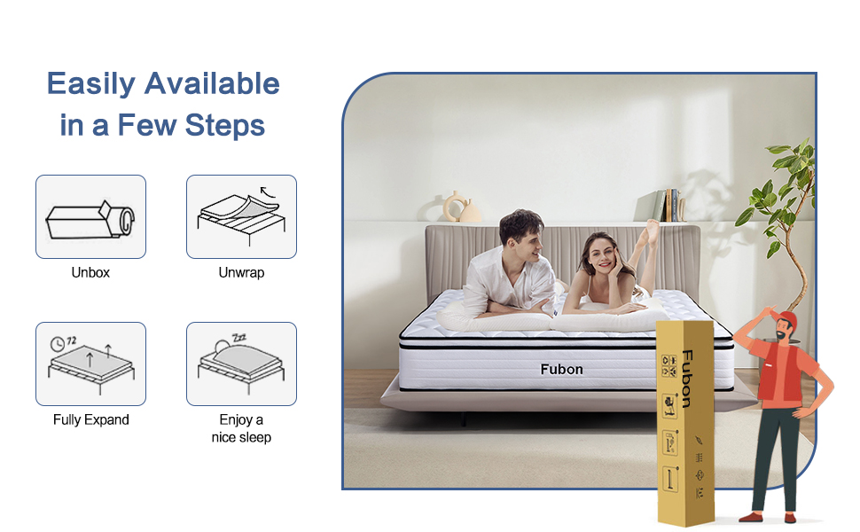 12 Inch King Size Mattress in a Box 12 Inch Hybrid Full Size Mattress Queen Mattresses,