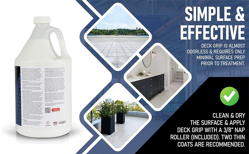 AntiSlip Coating & Sealant for Tiles, Concrete and Natural Stone