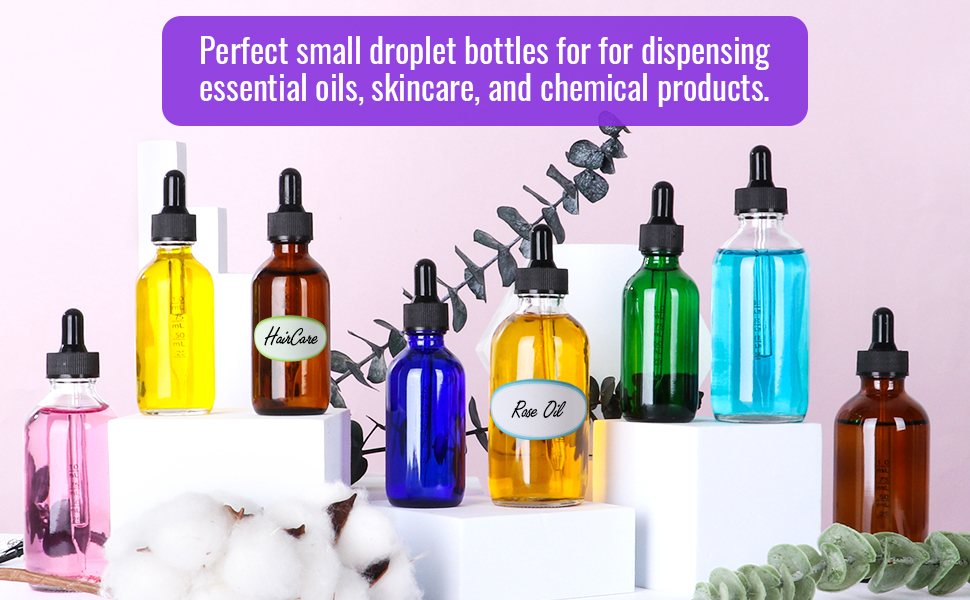 glass dropper bottles