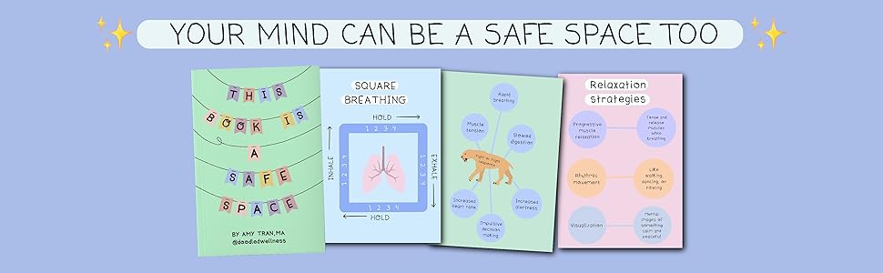 cute doodles help take control of thoughts emotions psychology-based coping skills.