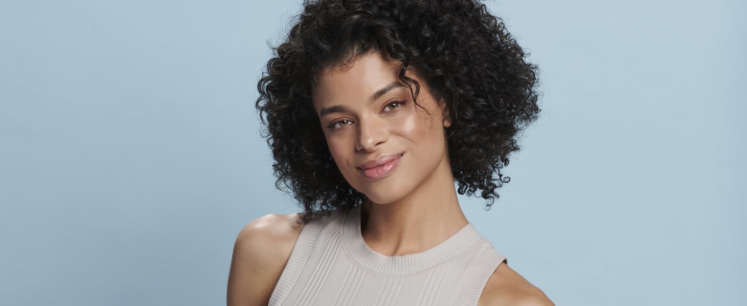 Model wearing Colorescience sunscreen 