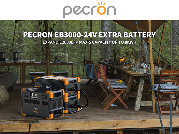 【新品未開封】PECRON EB3000-24V 拡張バッテリー PECRON EB3000-24V 拡張バッテリー | 3072Wh（E2000LFP適用）