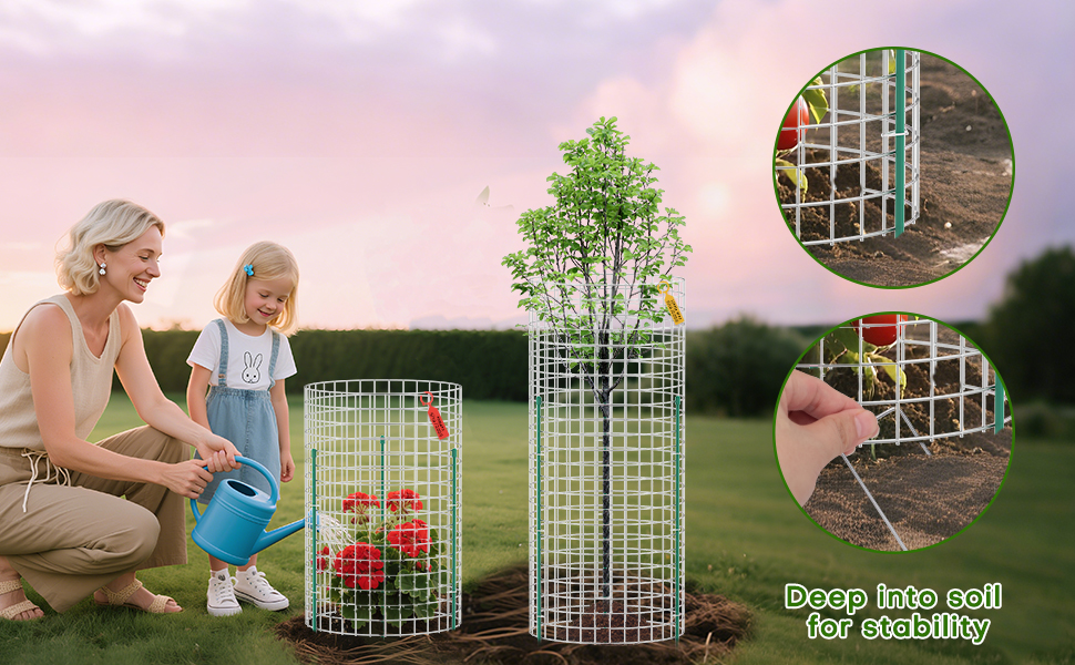 Dual-Secure with U-Stakes & Supports