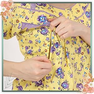 Zipper Closure Night Dress