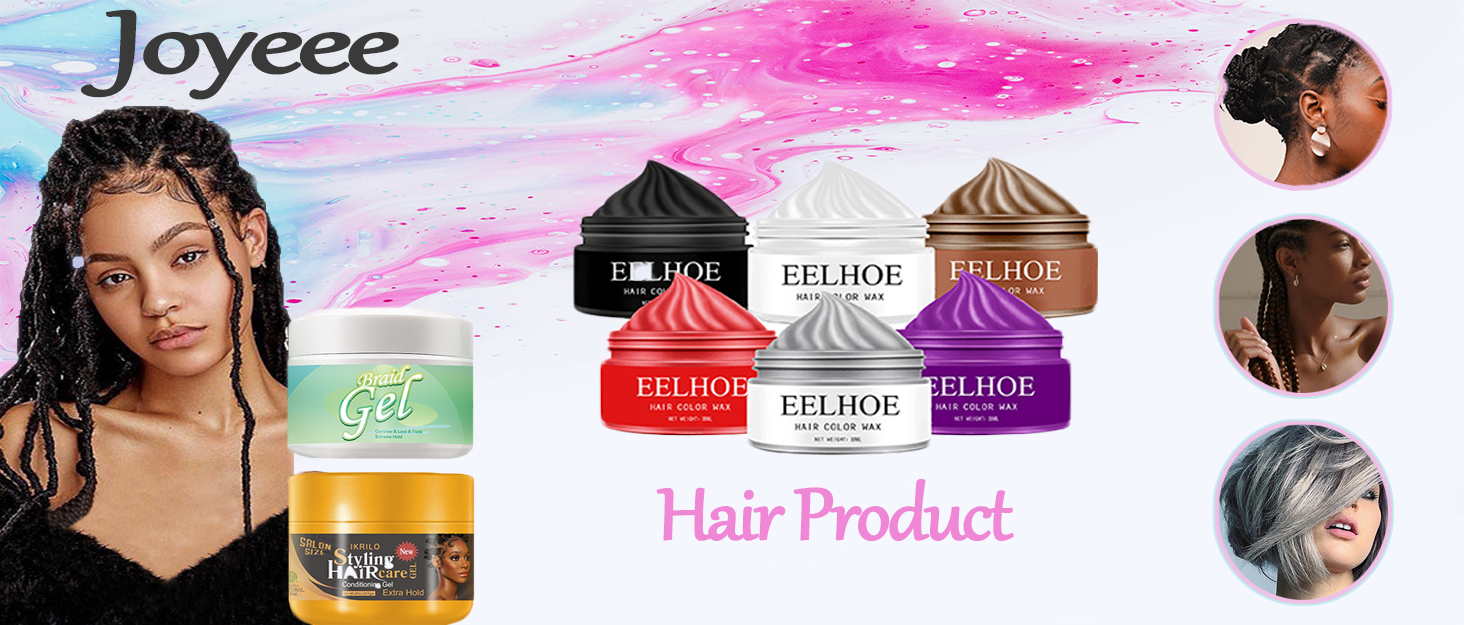 , Twist and Lock Edge Control Wax Pomade for Hair Styling