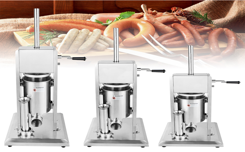 Wurstfüllmaschine aus Edelstahl