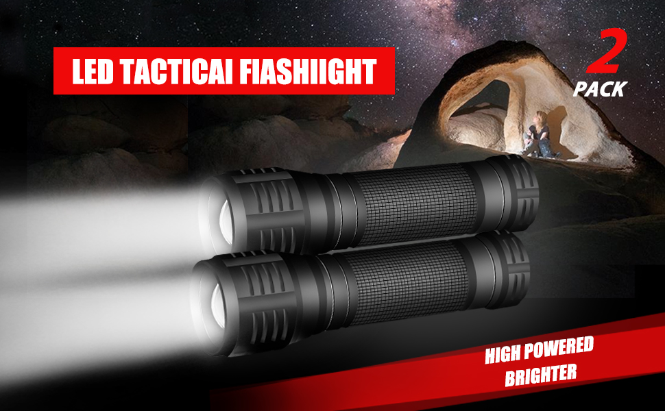 Decaker TC1200 PRO Military Grade Tactical LED 3000 Lumens 3 Mode