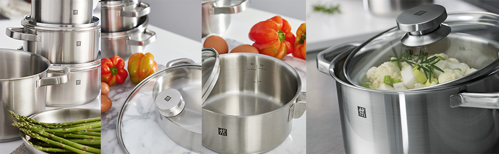 ZWILLING Joy 12 Piece Cookware Set - All Cooktops, Drip-Free