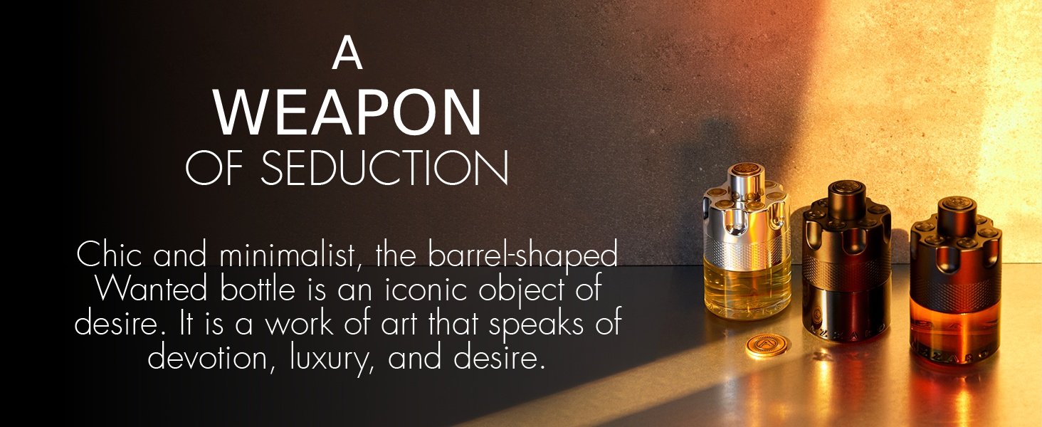 Azzaro Wanted, Perfume for Men, Cologne for Men, Eau de Toilette Spray, Woody Citrus Mens