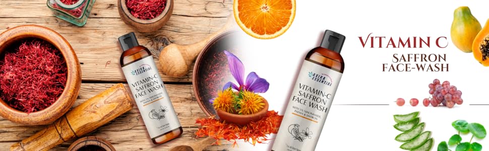 vitamin c saffron facewash